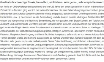 Zahnarztpraxis in Salzburg
